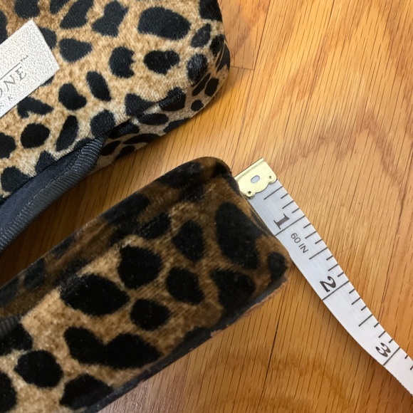 AMY JO GLADSTONE sz Large House Slippers Mules Cheetah Animal Print Padded 🇺🇸 - Picture 8 of 9